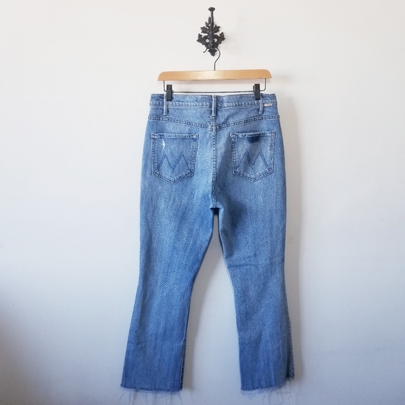 Mother Hustler Ankle Fray Jeans Size 32 - Picture 3 of 7